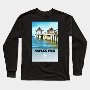 Naples Pier Travel Florida Long Sleeve T-Shirt